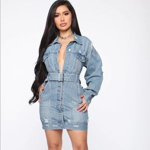 Denim Dress from Fashion Nova